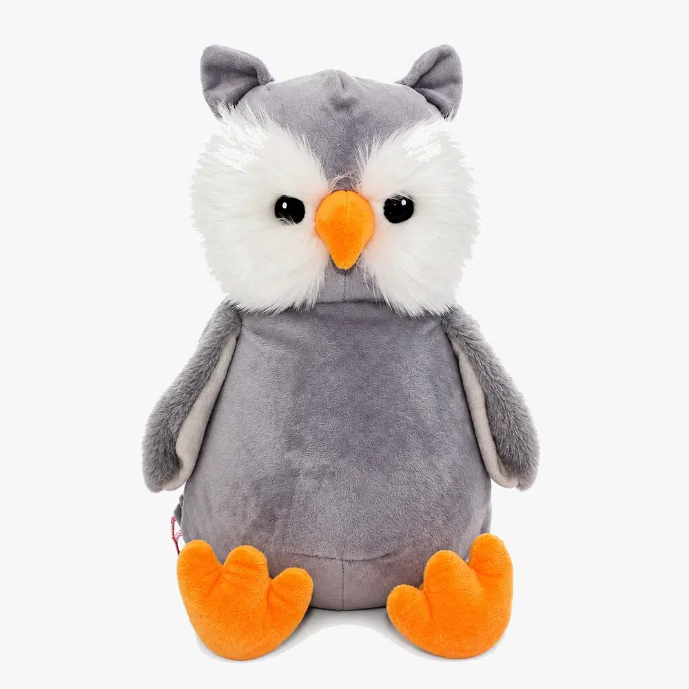 Owl personalized stuffed animal Ugle med navn