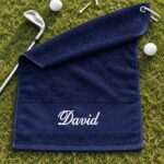 Golfhåndkle med navn