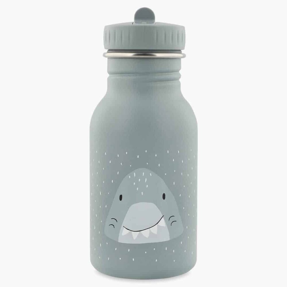 Kids water bottle shark, Mr. Shark Drikkeflaske til barn med hai, Mr. Shark
