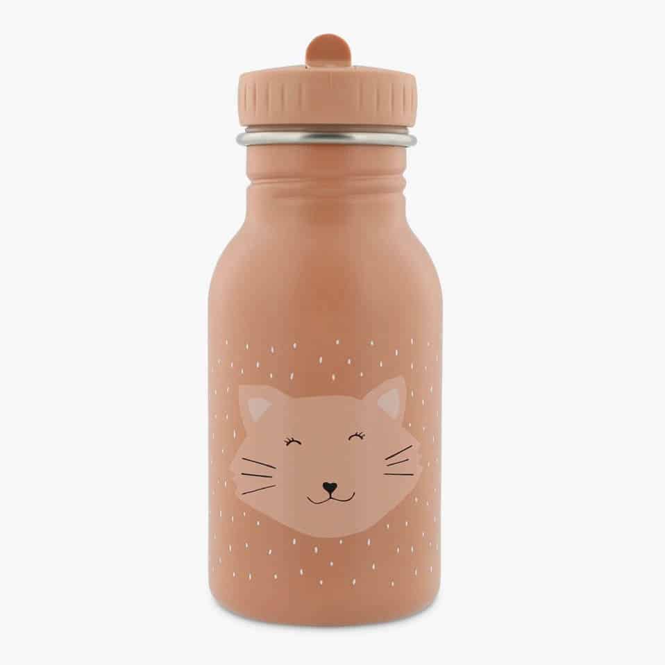 Kids water bottle cat, Mrs. Cat Drikkeflaske til barn med katt, Mrs. Cat