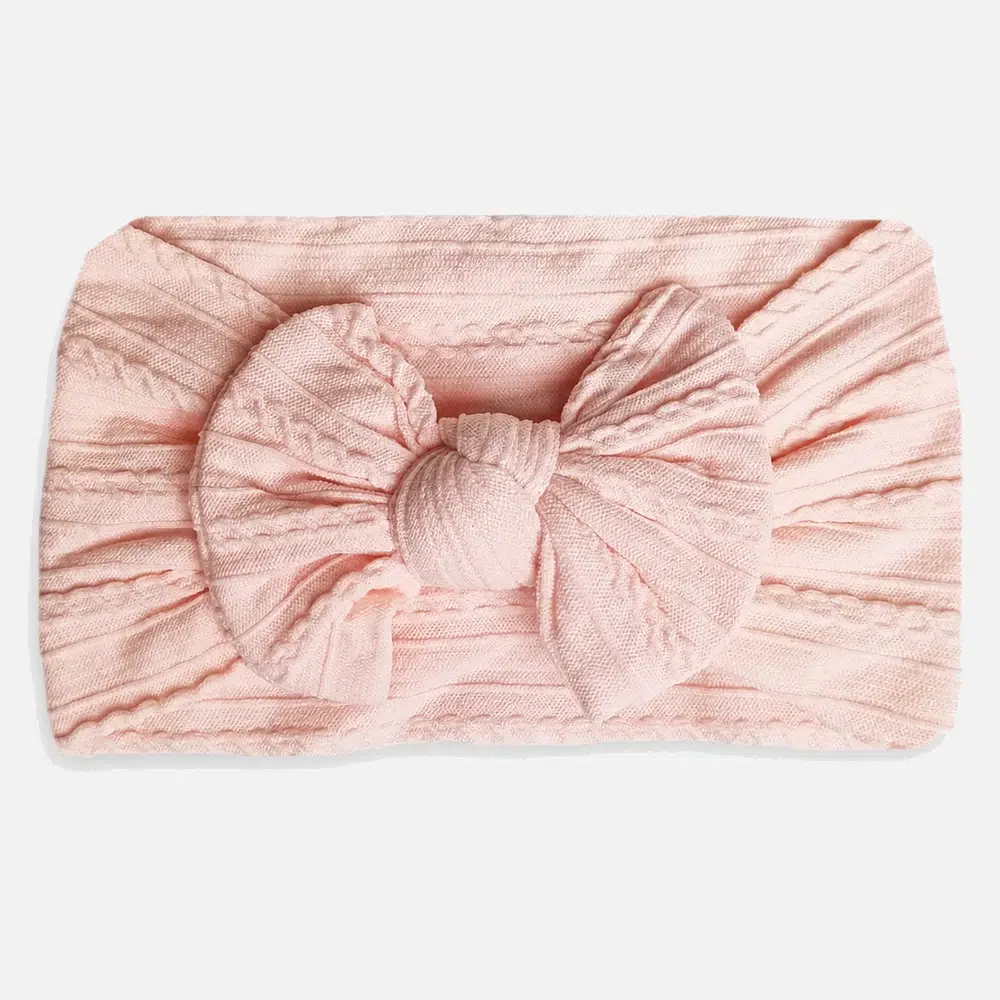 Baby pink headband for baby Lyserosa hårbånd til baby