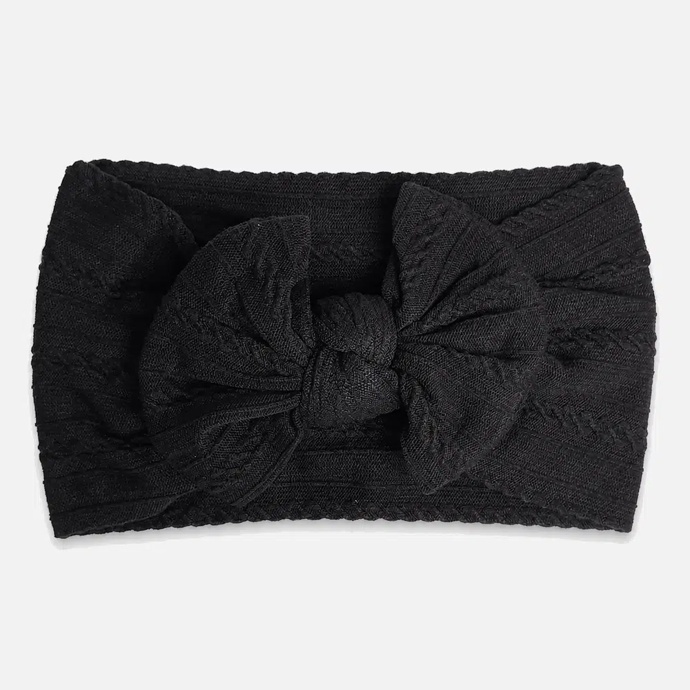 Black headband for baby Svart hårbånd til baby