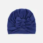 Marineblå babyturban