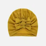 Sennepsgul babyturban