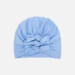 Lyseblå babyturban
