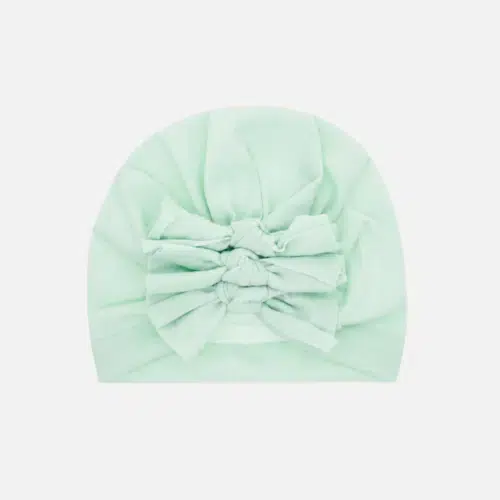 Mintgrønn babyturban