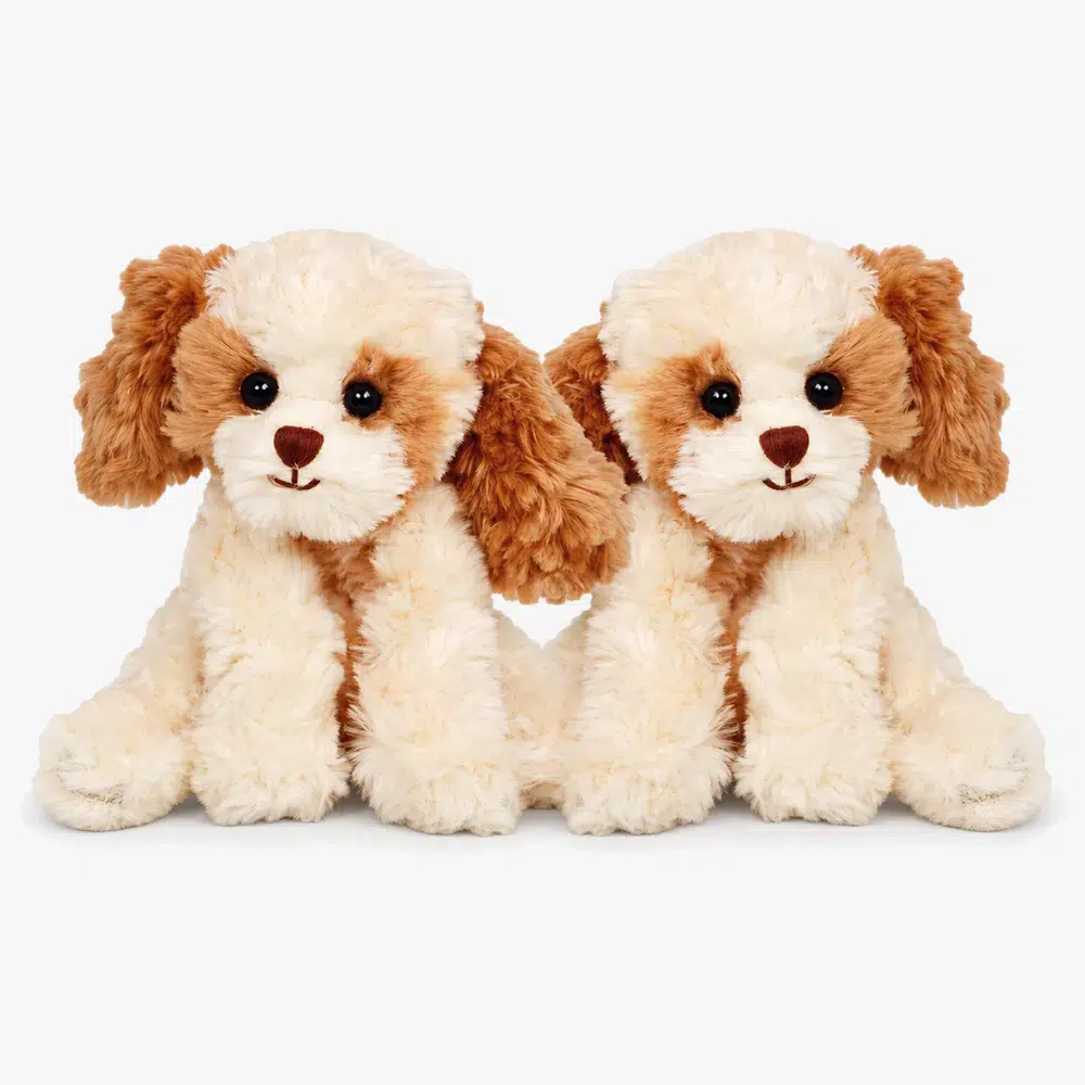spaniel-puppy-pair-hero Buddylina, hund som kosedyr, 25 cm, Bukowski