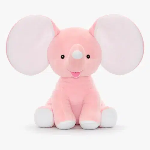 Rosa elefant med navn