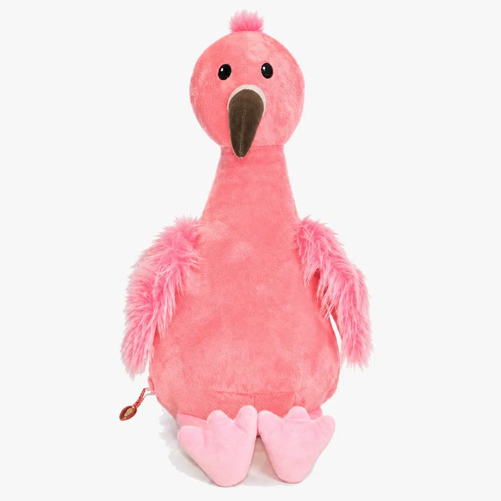 Rosa flamingo med navn