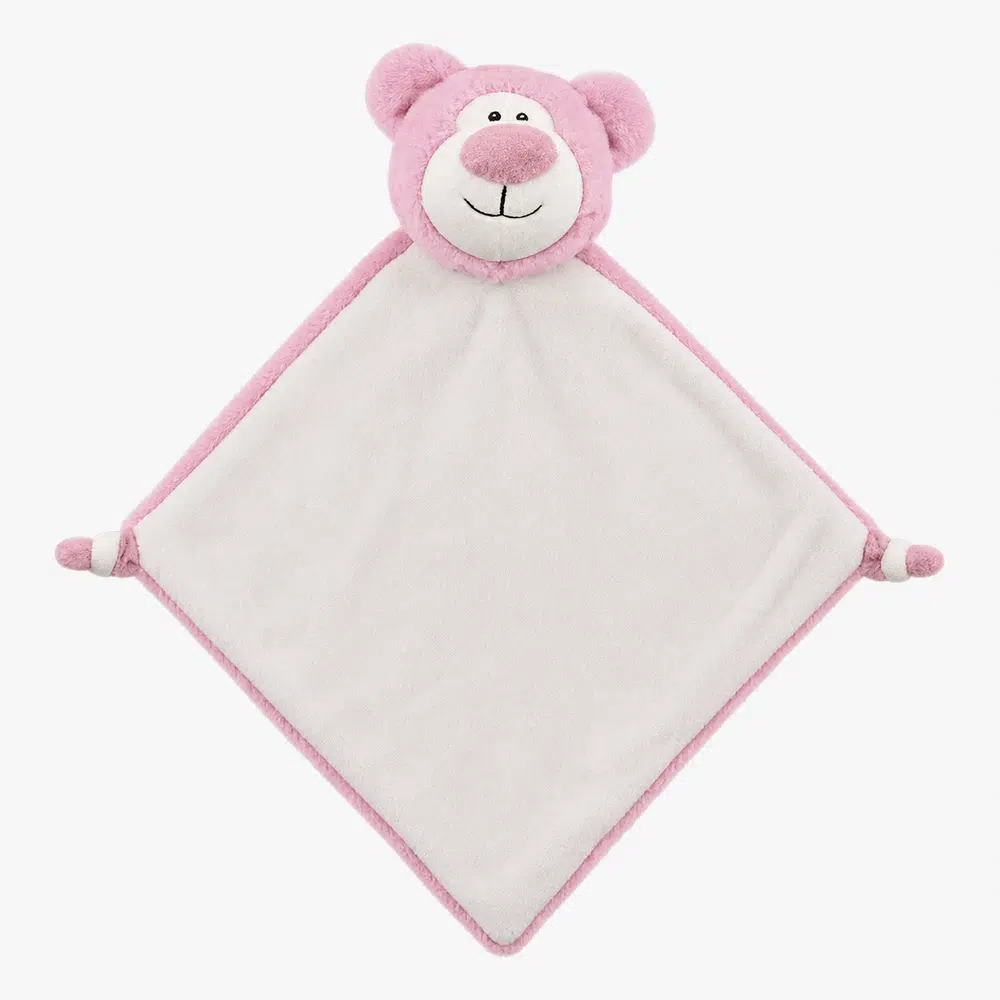 Rosa teddybjørnkoseklut